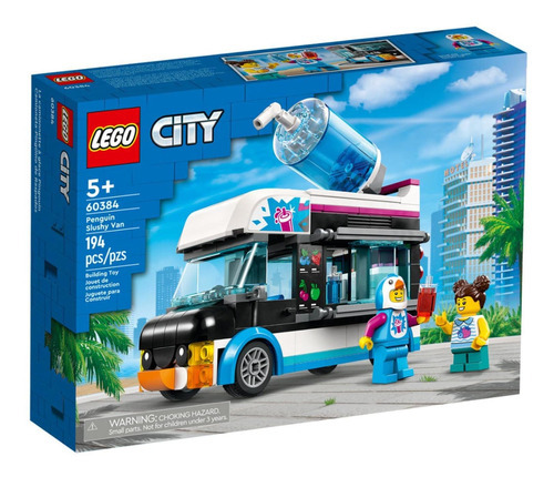 Lego City 60384 Camioneta-pingüino De Raspados Cantidad De Piezas 194