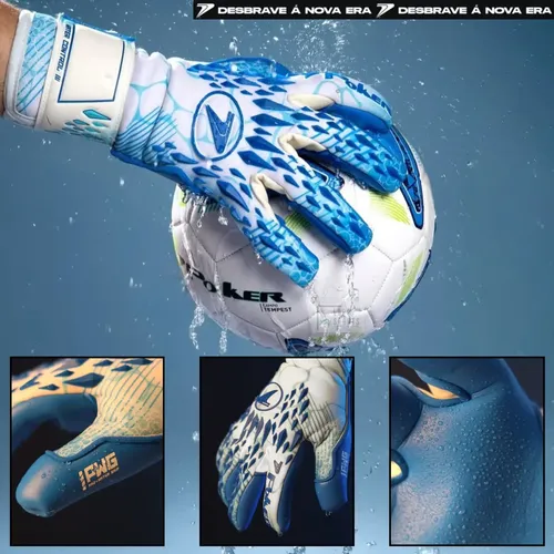 Luva De Goleiro Poker Water Control Super Profissional 3 Pwg