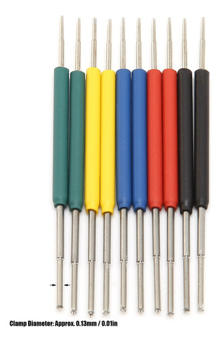Pinzas Ic Micro 10pcs Para Testeo De Circuitos Integrados