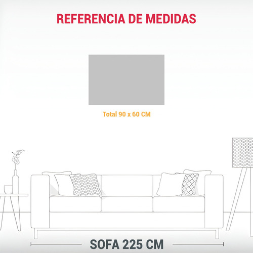 90x60cm Curso De Arte Y Diseño En Madrid Bastidor Madera