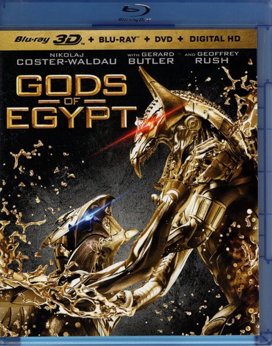 Blu-ray + DVD Gods Of Egypt / Dioses De Egipto 3d + 2d