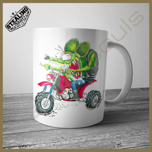 Taza | Hot Rat / Rod #206 | Mooneyes / Rat Fink / Clay Smith