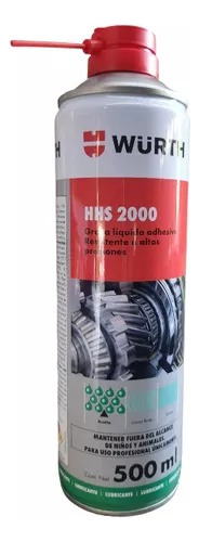 Grasa Liquida Wurth Hss 2000 500ml Altas Presiones Y T°