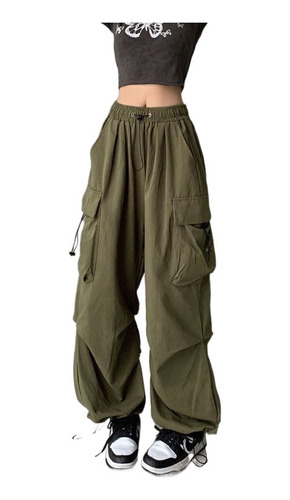 Pantalones De Chándal Harajuku Baggy Cargo Para Mujer