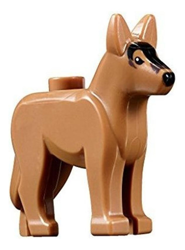 Minifigura De Animal De Perro De Pastor Aleman D