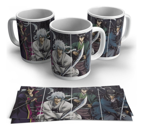 Gintama Gintoki Pocillos Anime Mugs Manga Vasos Regalos