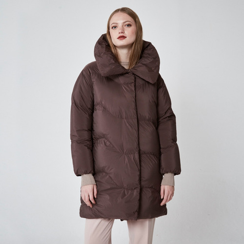 Campera Puffer Inflada Larga Mujer Trinity Parka