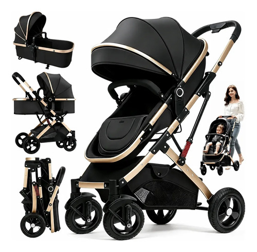 Carrinho De Bebê Passeio Reversivel Chique Conforto 3 Em 1