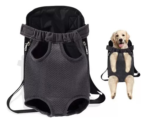 Mochila Ajustable Transpirable Para Mascotas Gran Capacidad