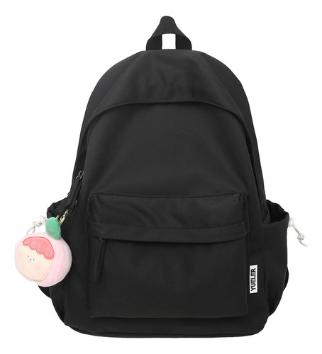 Mochila De Moda Informal Sencilla 2024 Con Colgante