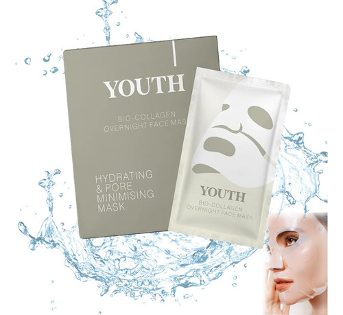 Mascarilla Facial Nocturna Youth Bio-collagen, Coreana Duran