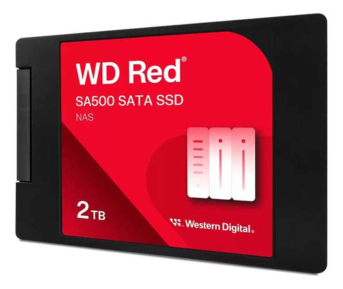 Ssd Wd Red Sa500, 2tb, 2.5 , 7mm, Sata 3.0 - Wds200t2r0a