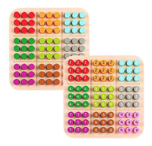 Juego De Mesa De Madera, Rompecabezas De Sudoku Con Número,