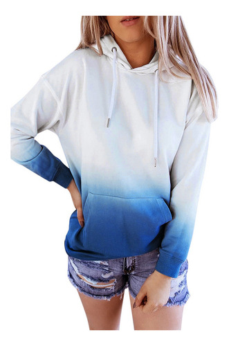 Sudadera L Para Mujer, Talla Grande, Estampado Tie-dye