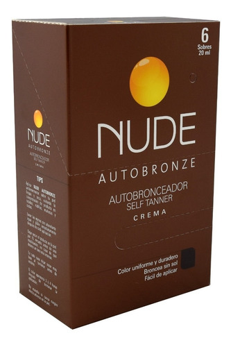 Crema Auto Bronceador Nude - mL a $2188