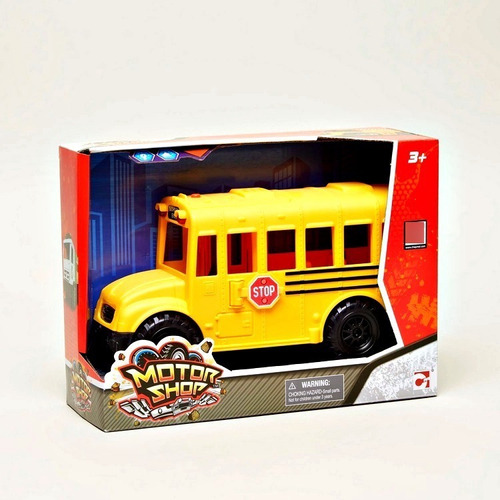 Omnibus Bus Escolar Grande Plastico Sonidos Y Luces L 26cm