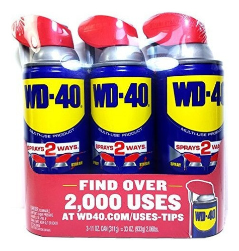 Lubricante Industrial - Wd-40 951-490040 Pack Of 3 Multi
