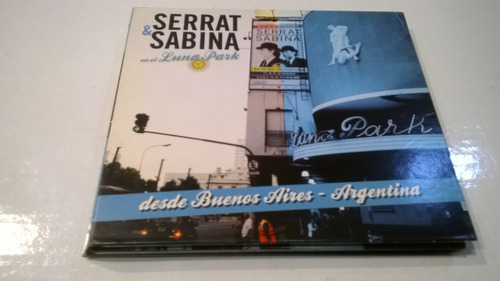 Serrat & Sabina En El Luna Park - Cd + Dvd 2012 Nacional Nm