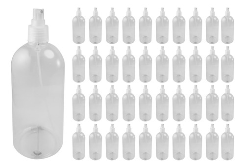Envase 1/2 Litro Vacío Spray Plástico Pvc Válvula Caja X100