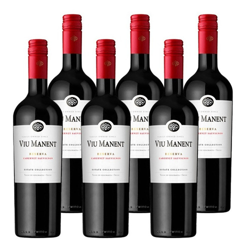 6 Vinos Viu Manent Estate Reserva C. Sauvignon