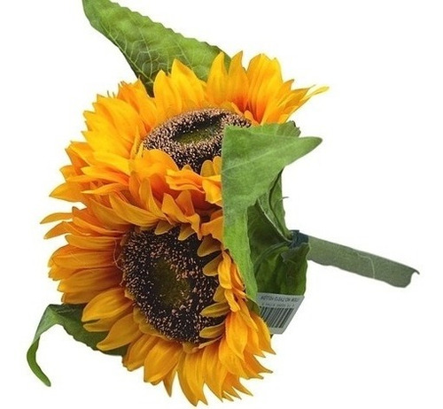 Bouquet De 3 Girasoles Artificiales, 26 Cms De Alto.