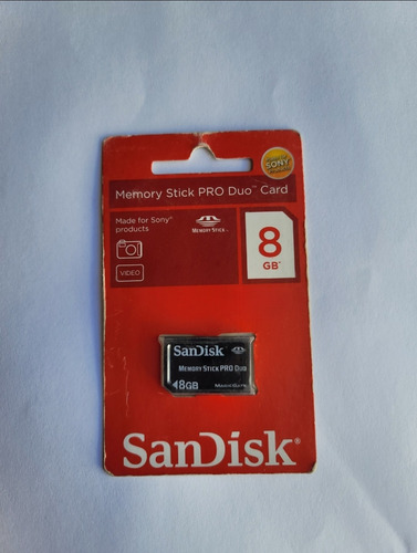 Memory Stick Pro Duo 8gb