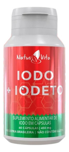 Iodo Yodo Quelatado + Yoduro De Potasio 60cap 130mcg Tiroide