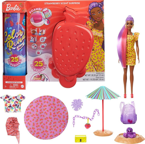 Barbie Color Reveal Foam Fresa