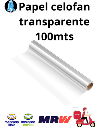 Rollo De Papel Celofán 100m