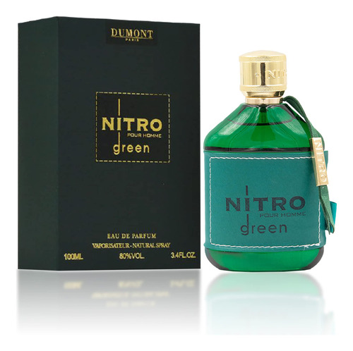 Perfume Dumont Nitro Green Eau De Parfum 100 Ml Para Hombre
