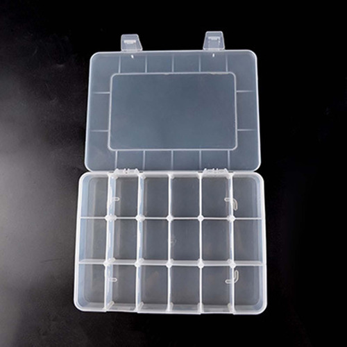 2 Caja Organizadora De Joyas Transparente Con Compartimentos