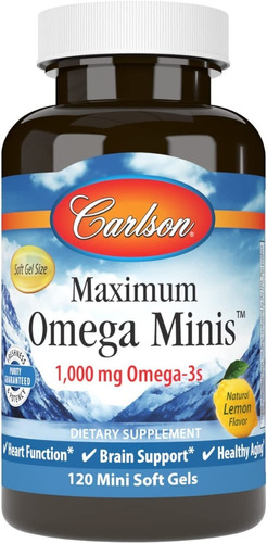 Omega 120caps - Carlson - Unidad a $3774