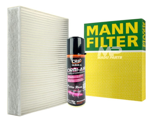 Kit Filtro Ar Condicionado Mann Fox 1.0 8v Confortline 2014