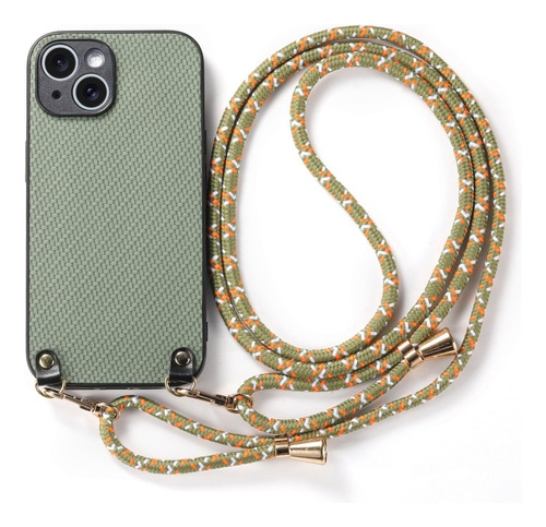 Capa Anti-riscos E Resistente Com Cordão Para iPhone 15/16