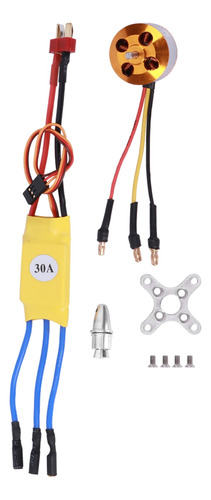 Motor Sin Escobillas Esc 30a Amarillo A2212 Kv1000/kv1400/