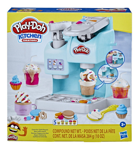 Masas Y Plastilinas Play-doh Kitchen Creations Cafetera