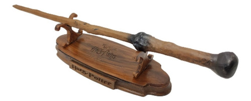 Harry Potter Varita Nucleo Metalico + Base Modelos A Escoger