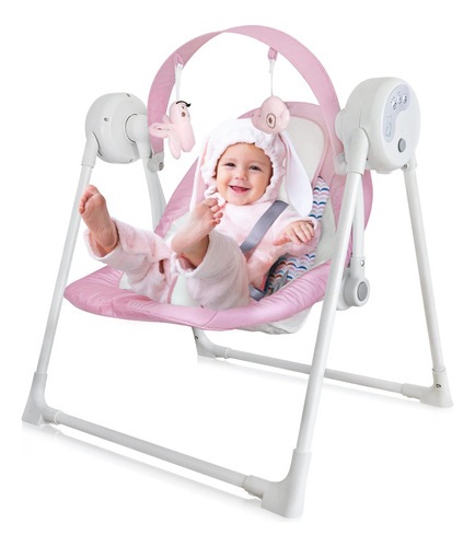 Baby Swings Para Bebes, Columpio De Bebe Portatil Electrico