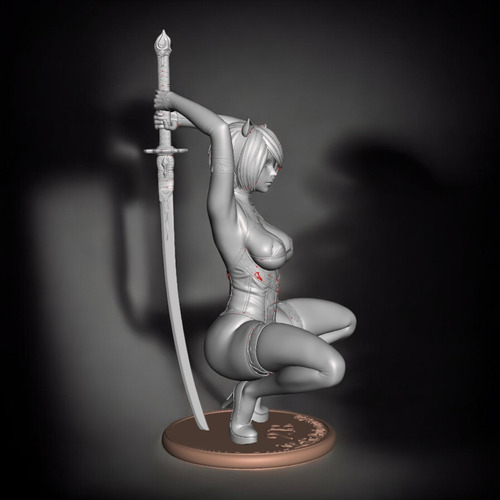 Figura Coleccionable Fanart 2b Nier Automata Pintada