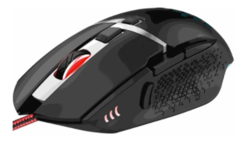 Mouse Gamer Gm82 6400dpi Com 8 Botões Com Fio Iluminação Cor Preto