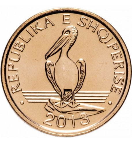 Moeda 1 Lek Albânia 2013