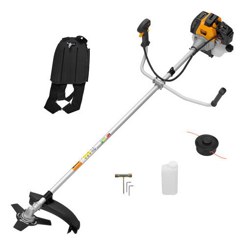 Máquina De Corta Grama Roçadeira Gasolina 52cc 2,1hp 2t Zr5