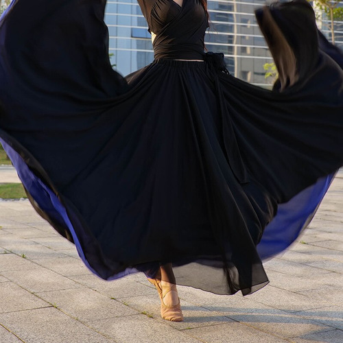 Falda De Baile Oriental Swing Bellydance Para Mujer Performa