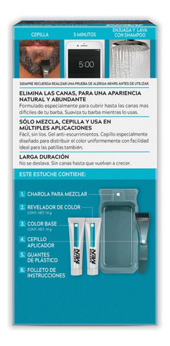 Tinte Just For Men Barba Y Bigote Castaño Claro (b-25)