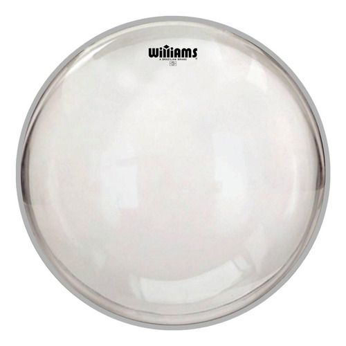 Pele Resposta Caixa Surdo Bateria 14 Williams Clear W1-250 Cor Transparente