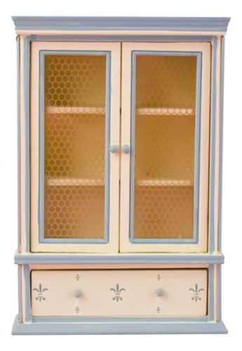 Gabinete De Miniaturas Para Casa De Muñecas, Muebles En