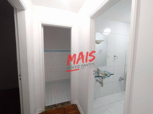 Imagem 7 de 10 de Apartamento Com Vista Para O Mar, 1 Dormitório, 60 M² - Aparecida - Santos/sp - Ap4960