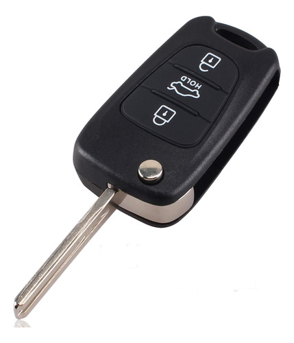 Funda De Llave Remota Plegable Con 3 Botones Para I20-fs