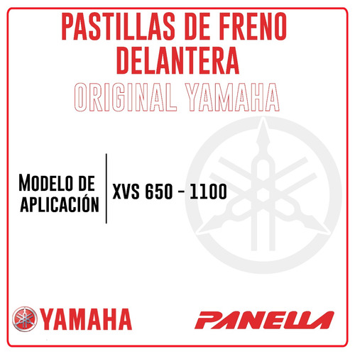 Pastillas De Freno Yamaha Xvs 650-1100 Fz6 - Xj6 Delanteras