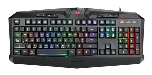 Teclado Gamer De Membrana Redragon Harpe K503